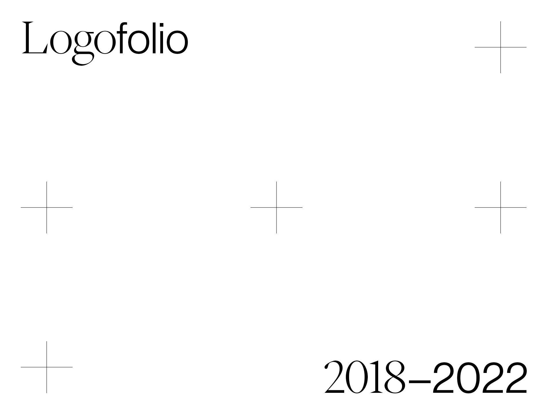 Logofolio 2018 – 2022