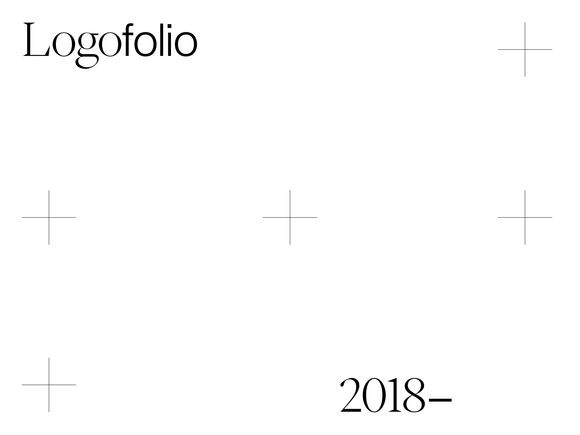 Logofolio 2018 –